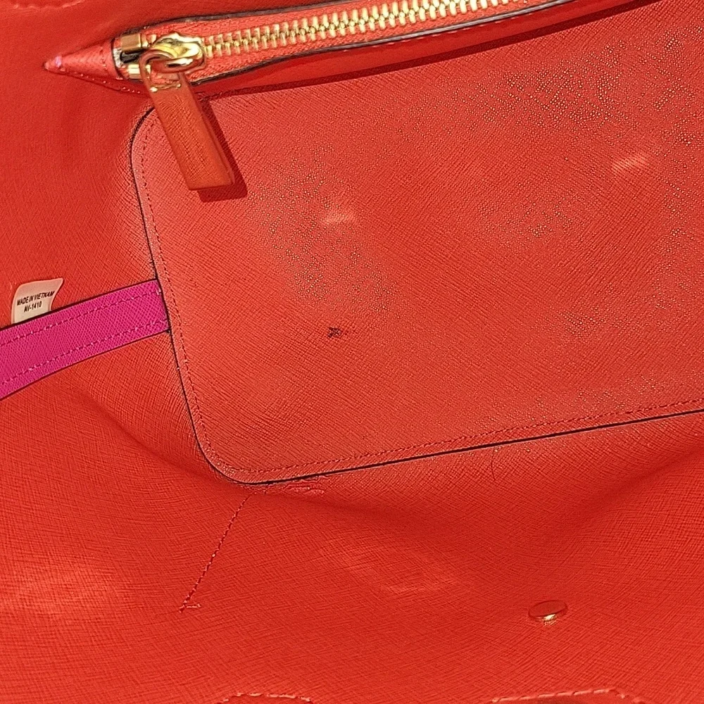 Michael Kors Fuschia Greenwich Grab Bag Tote Shoulder Bag Purse